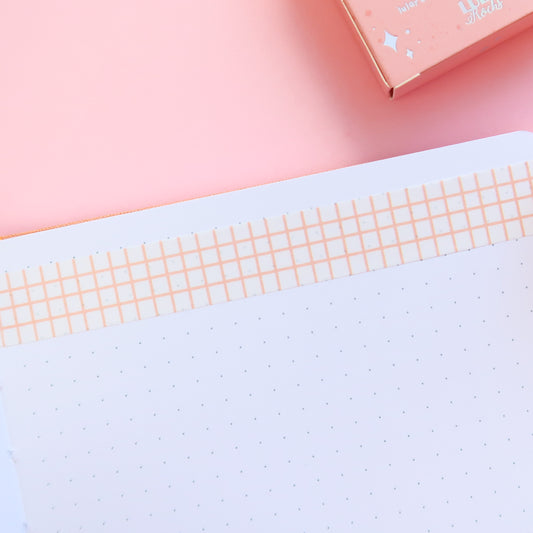 White Grid Washi Tape