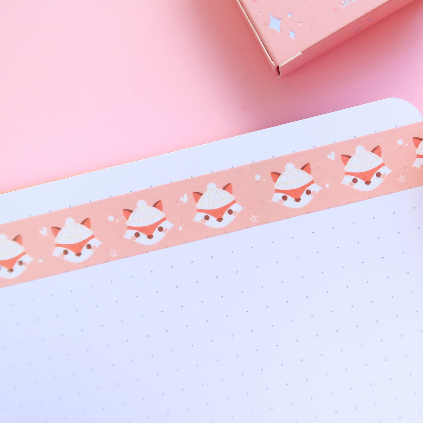 Peach Fox Washi Tape