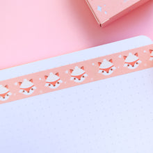 Load image into Gallery viewer, Peach Fox Washi Tape