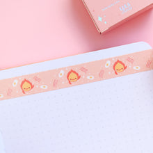 Load image into Gallery viewer, Peach Calcifer Washi Tape