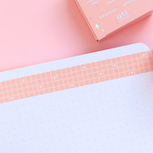 Load image into Gallery viewer, Peach Grid Washi Tape