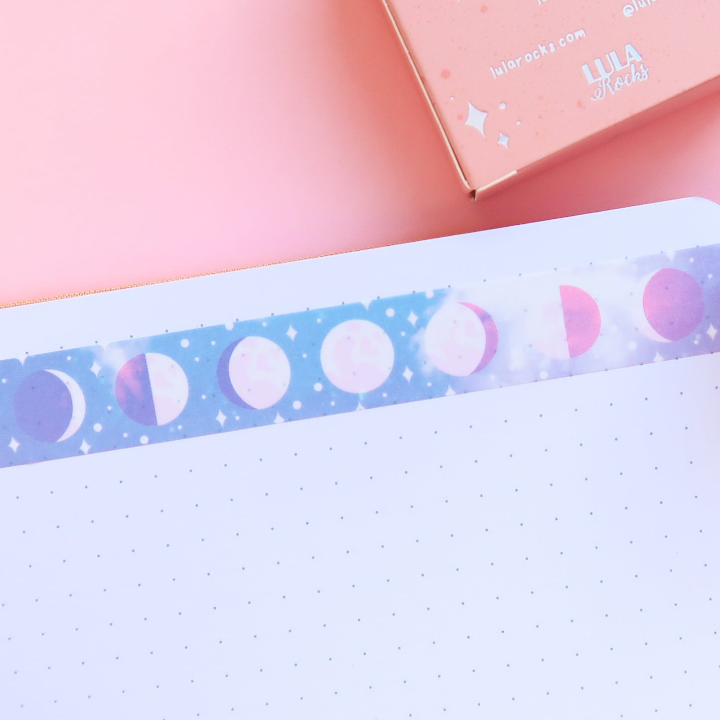 Pastel Moon Phase Washi Tape