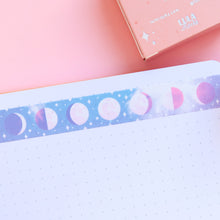 Load image into Gallery viewer, Pastel Moon Phase Washi Tape