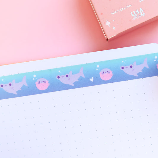 Blue Sea Creatures Washi Tape