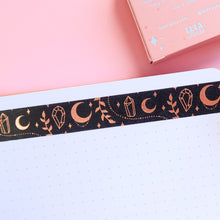 Load image into Gallery viewer, Magic Moon Rose Gold Foil Washi Tape