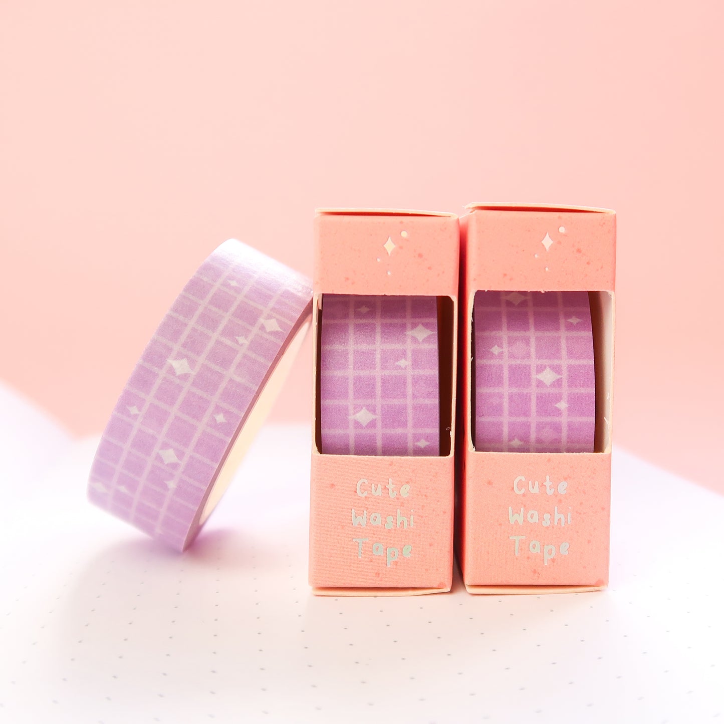 Purple Grid Washi Tape