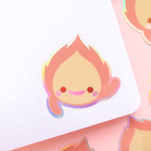 Load image into Gallery viewer, Calcifer Holographic Sticker