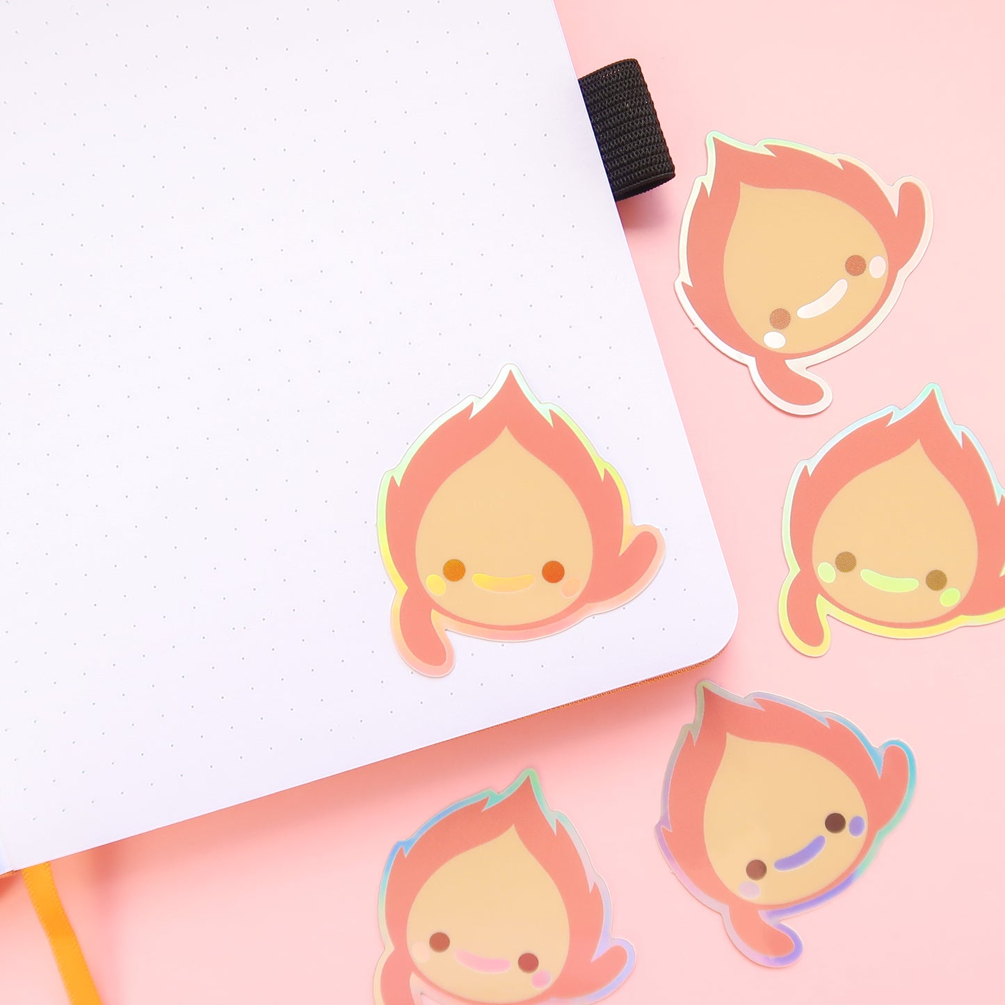 Calcifer Holographic Sticker