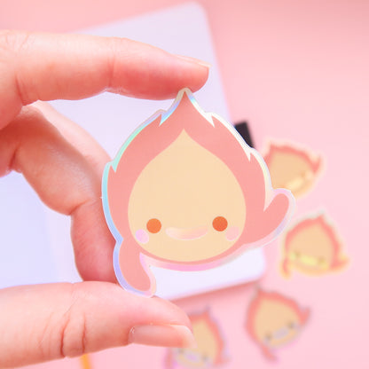 Calcifer Holographic Sticker