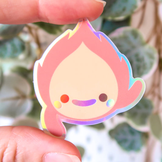 Calcifer Holographic Sticker