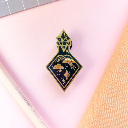 Black Star Potion Enamel Pin