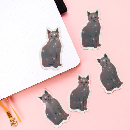 Mystic Cat Holographic Sticker