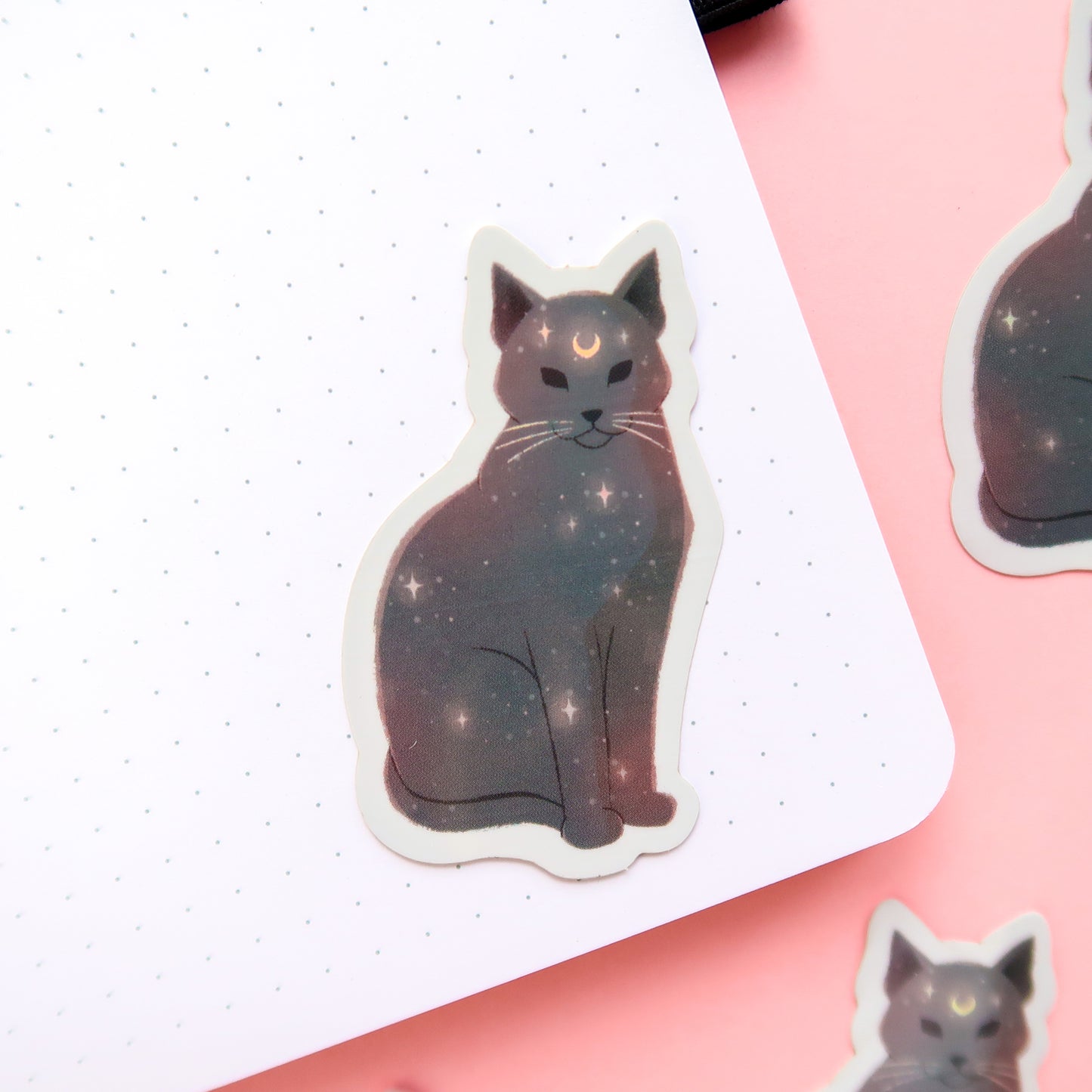 Mystic Cat Holographic Sticker