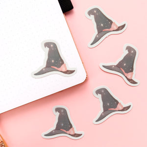 Witch's Hat Holographic Sticker