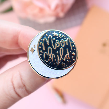 Moon Child Enamel Pin