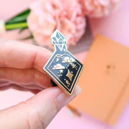 Black Star Potion Enamel Pin