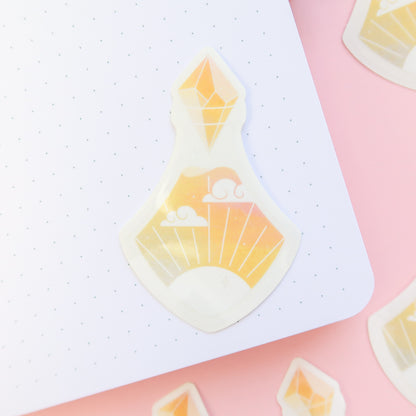 Solar Potion Transparent Sticker