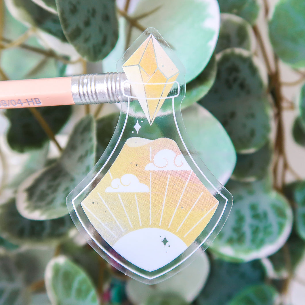 Solar Potion Transparent Sticker