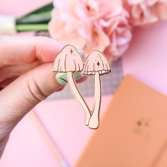 Mushrooms Enamel Pin