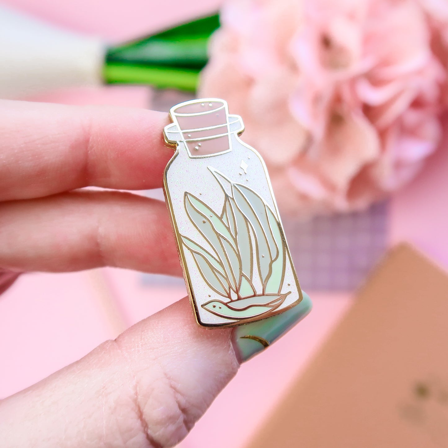 Sage Jar Enamel Pin