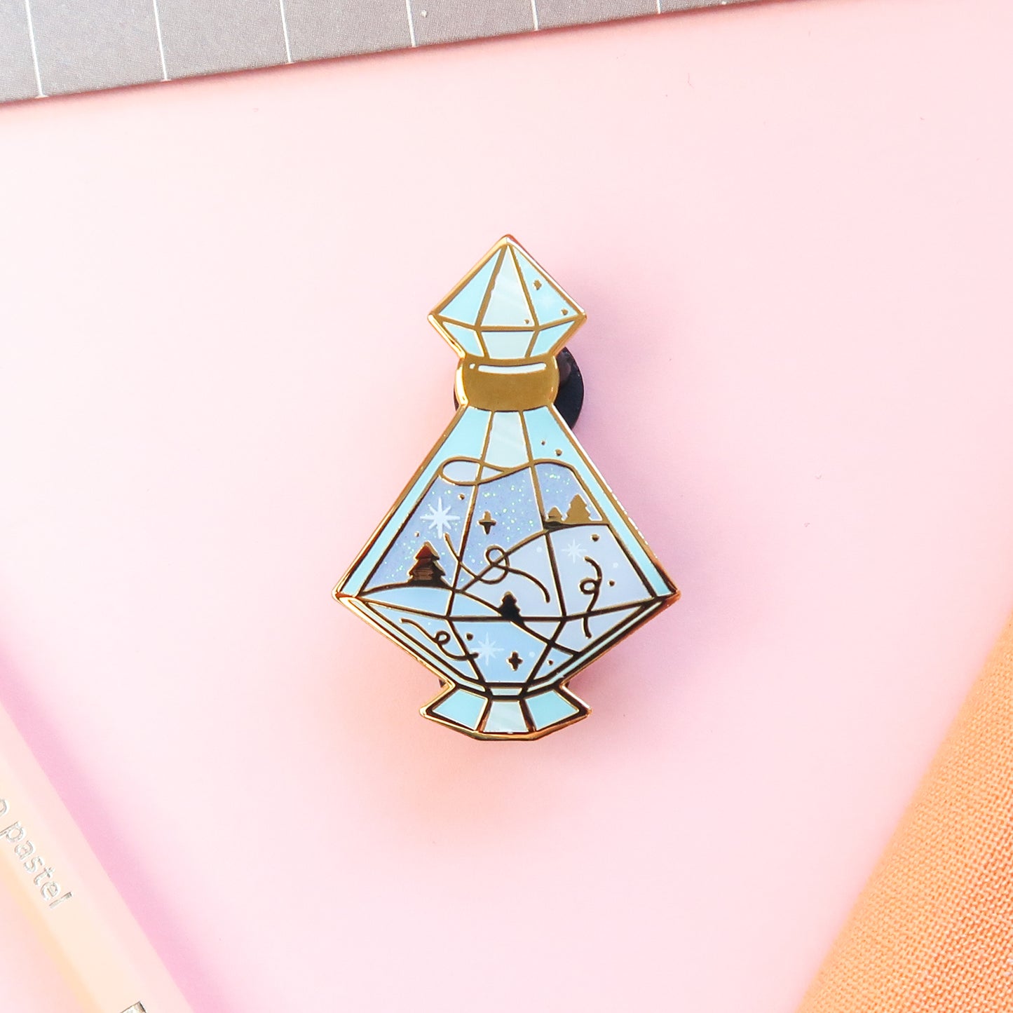 Bottled Winter Enamel Pin