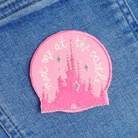 SUPER SECONDS | Pink Castle Iron-On Patch
