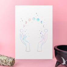 Load image into Gallery viewer, Lunar Witch Foil Art Print