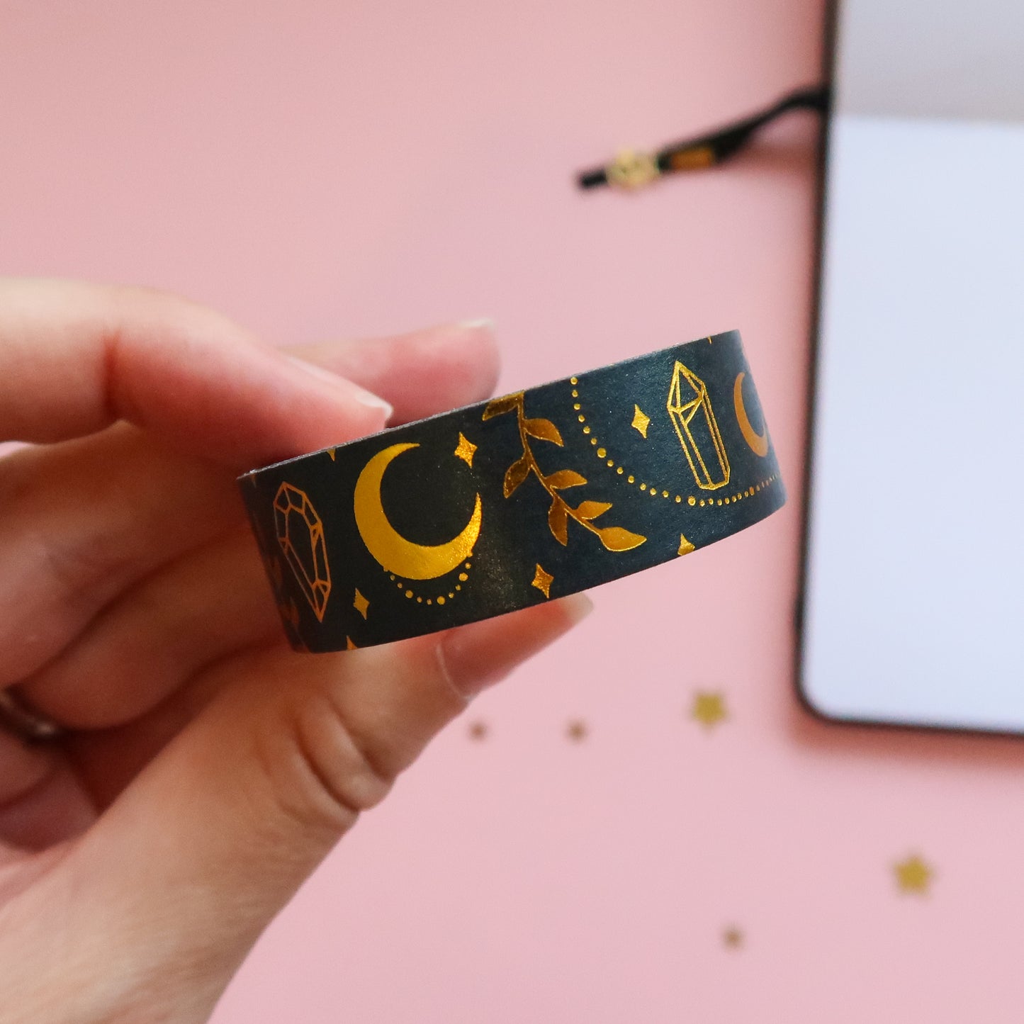 Magic Moon Matte Gold Foil Washi Tape