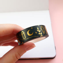 Load image into Gallery viewer, Magic Moon Matte Gold Foil Washi Tape