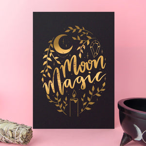 Moon Magic Foil Art Print