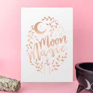 Moon Magic Foil Art Print