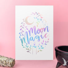 Load image into Gallery viewer, Moon Magic Foil Art Print
