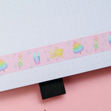 Load image into Gallery viewer, Space Snacks Holographic Foil Washi Tape
