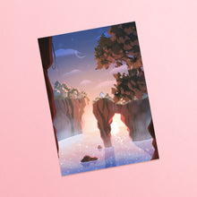 Load image into Gallery viewer, Solitary Sunset Postcard