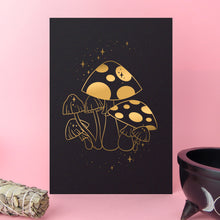 Load image into Gallery viewer, Toadstools Foil Art Print