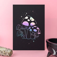Load image into Gallery viewer, Toadstools Foil Art Print