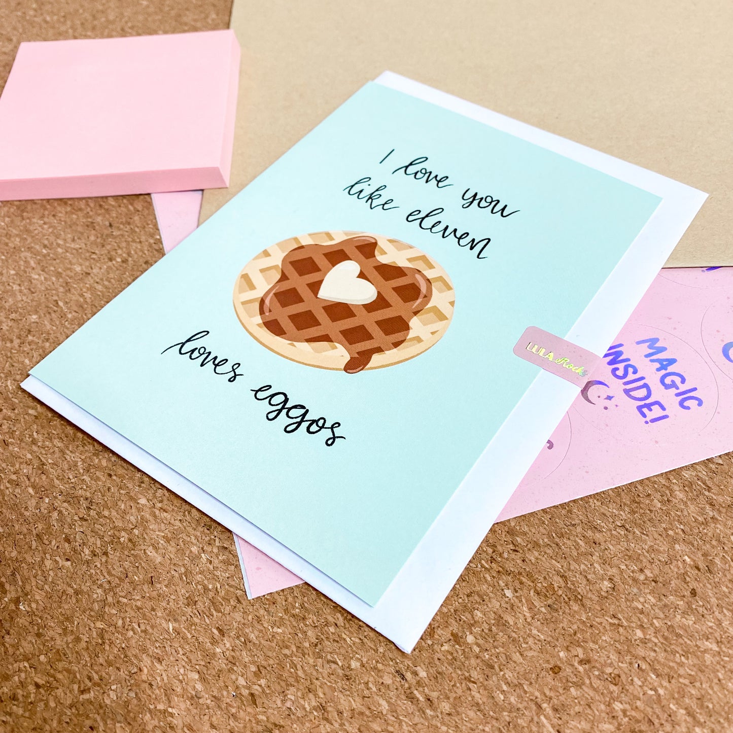 Mint Eggo Greeting Card