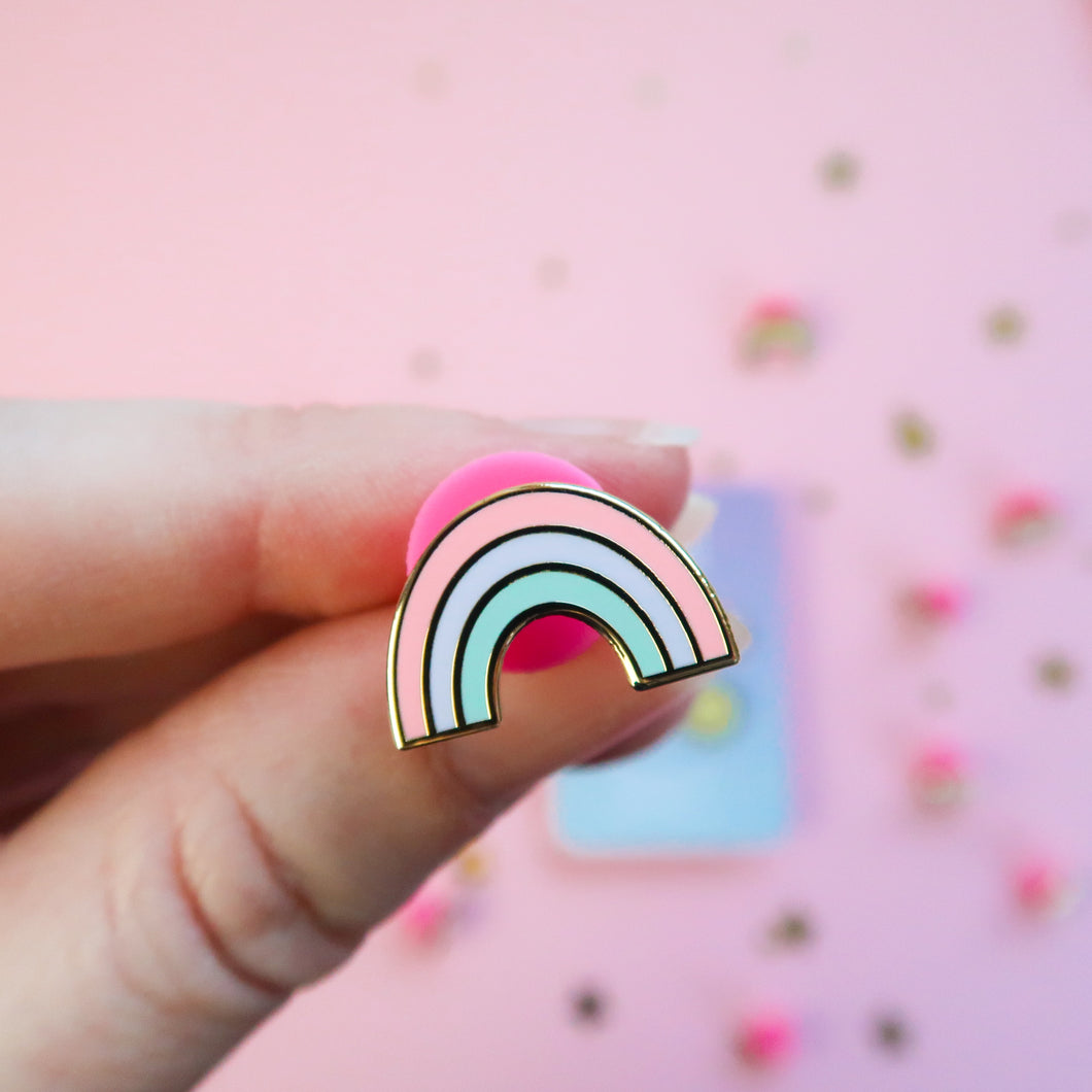 Cool Rainbow Mini Enamel Pin