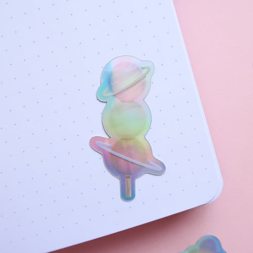 Planet Dango Space Snacks Holographic Stickers