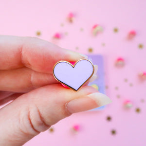 Purple Heart Mini Enamel Pin