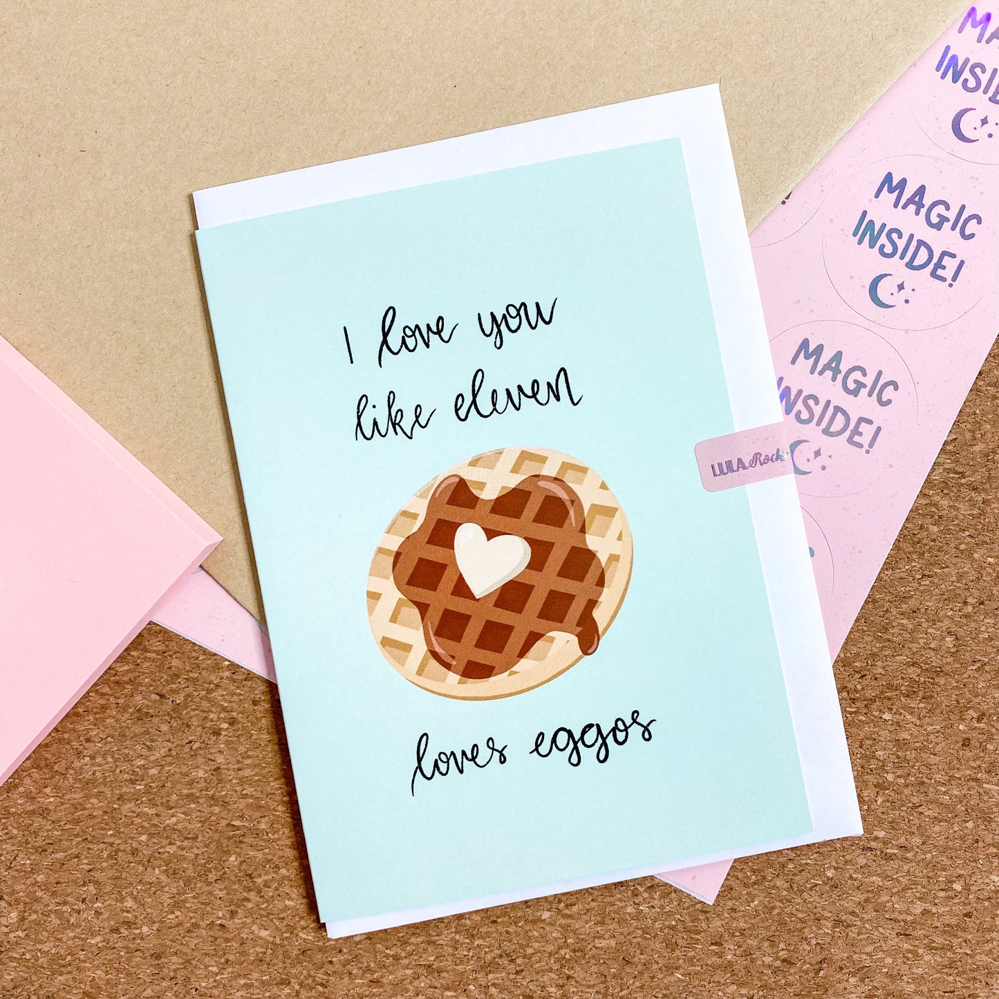 Mint Eggo Greeting Card